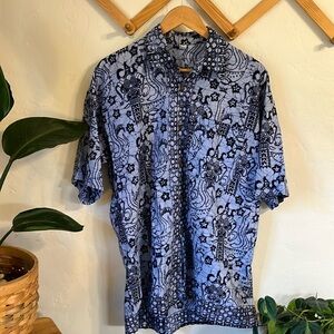 Indonesian Batik Button Down